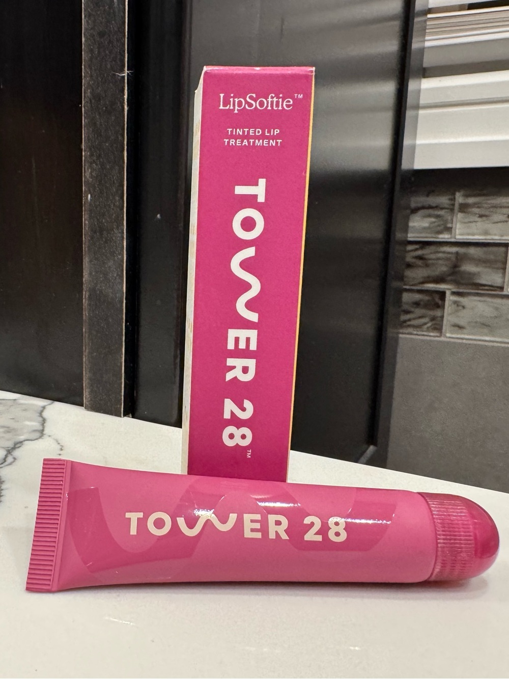 Tower 28 LipSoftie Tinted Lip Treatment – Confetti Cake-NEW